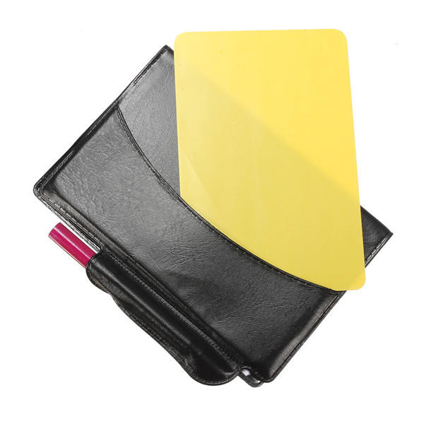 Creative football referee notebook