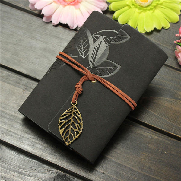 Imitation leaf cover notebook