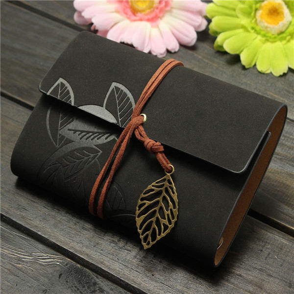 Imitation leaf cover notebook