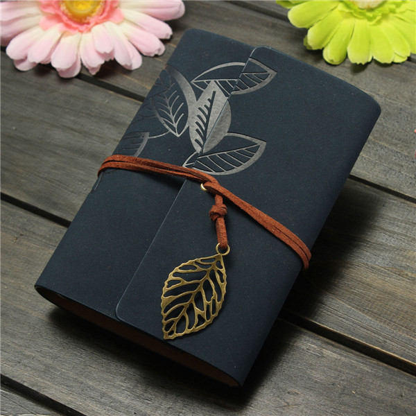 Imitation leaf cover notebook