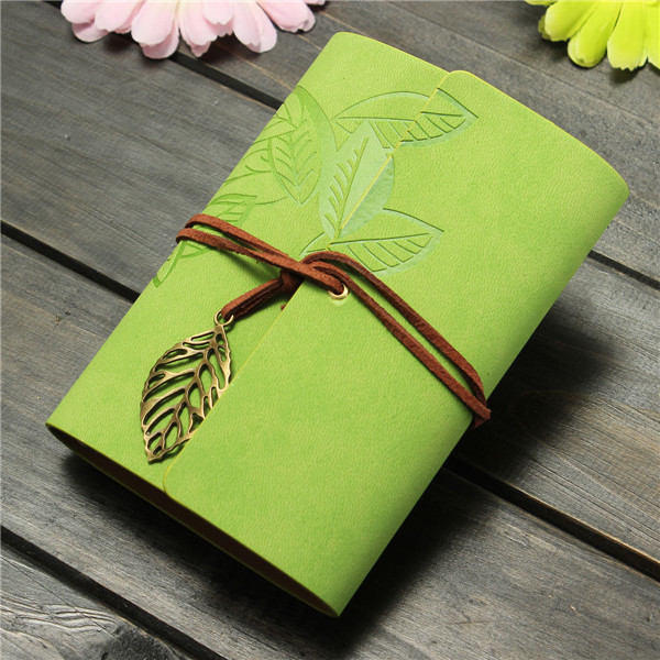 Imitation leaf cover notebook