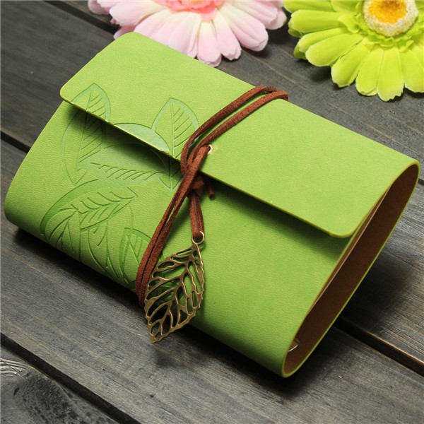 Imitation leaf cover notebook