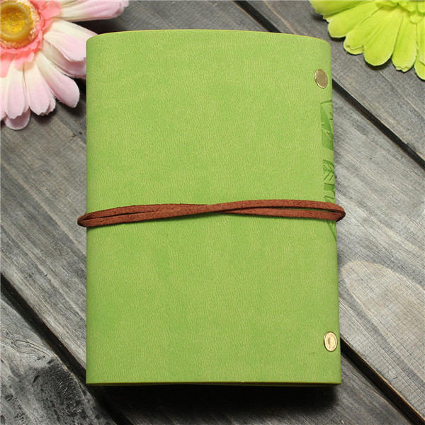 Imitation leaf cover notebook