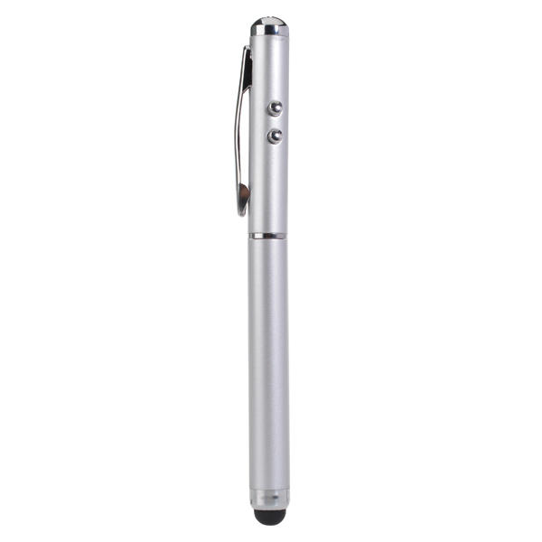 LED flashlight laser ballpoint pen