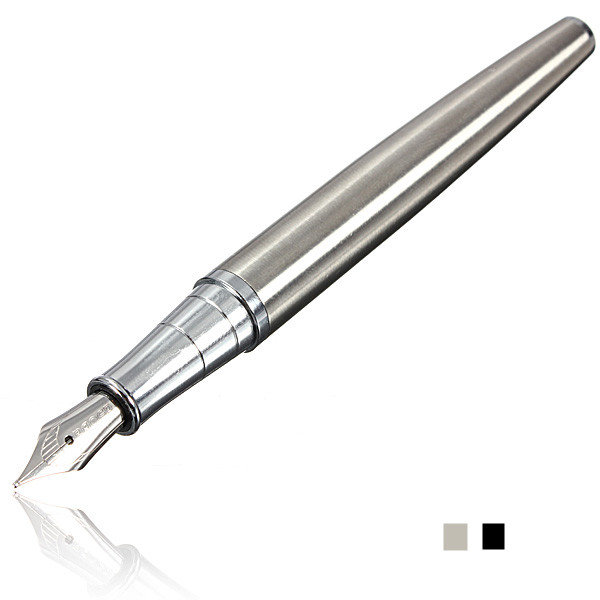 Stainless steel medium point pen