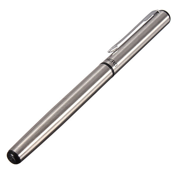 Silver 0.38 mm ballpoint pen