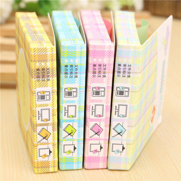 Multicolor bookmark sticker