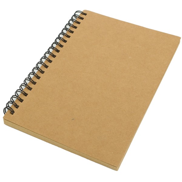 Kraft spiral sketch book