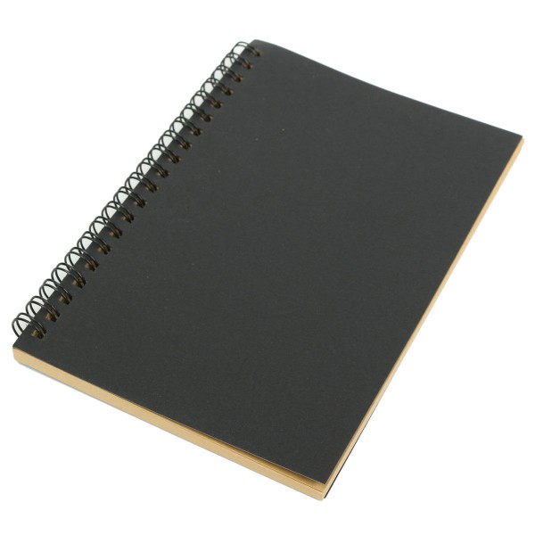 Kraft spiral sketch book