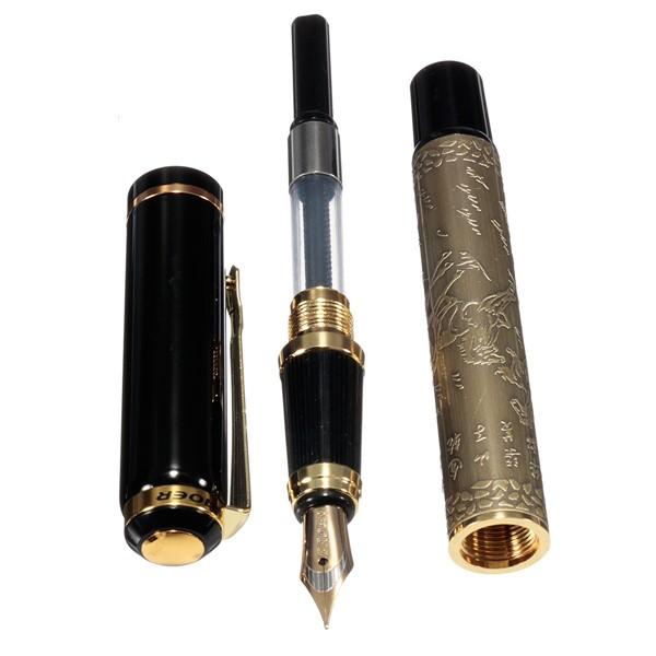 Eight horses fountain metal fountain pen