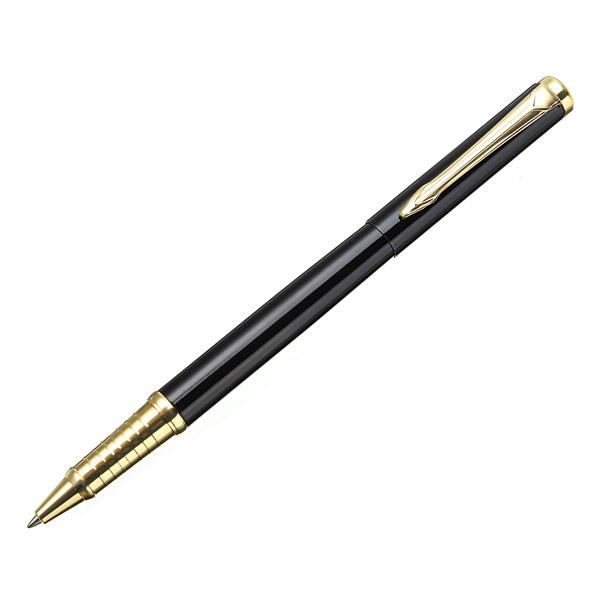 Black steel ball pen