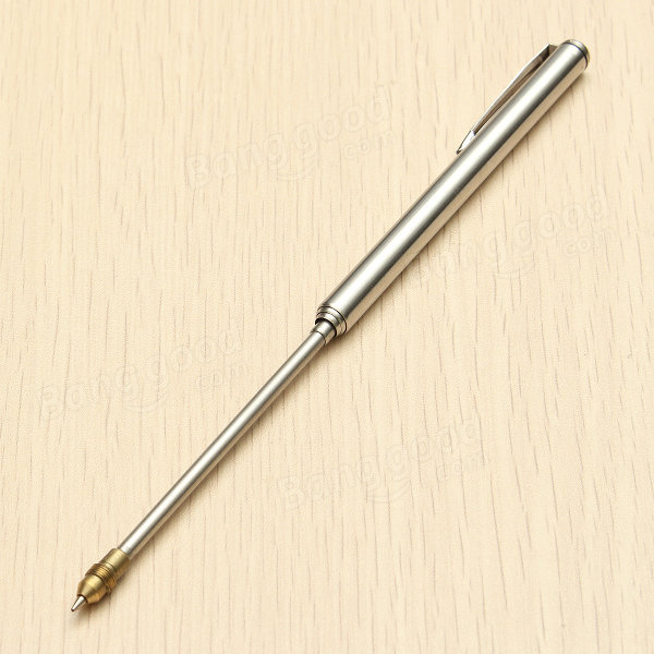 Stainless steel ballpoint pen