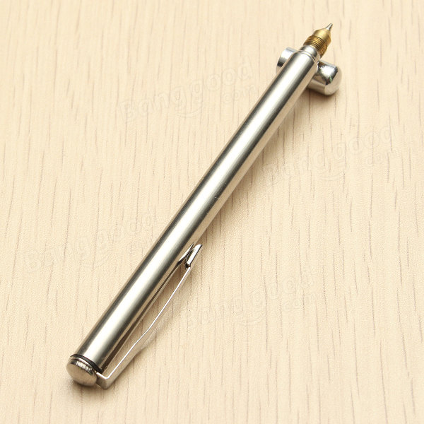 Stainless steel ballpoint pen