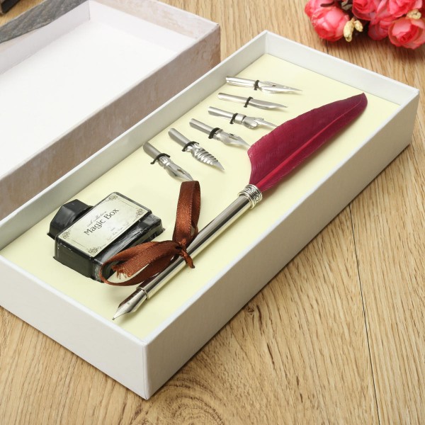 Multi-point retro quill pen