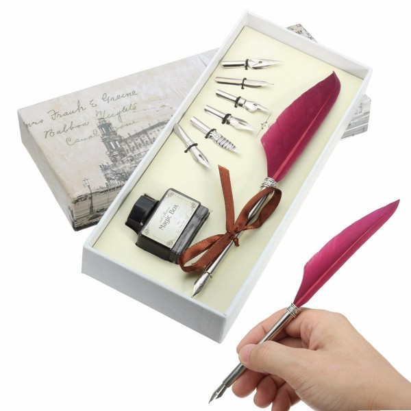 Multi-point retro quill pen