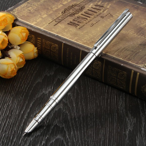 Silver metal pen