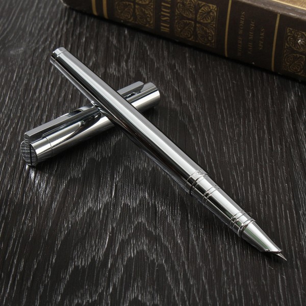 Silver metal pen