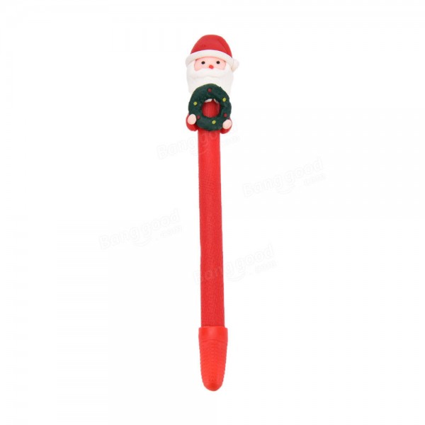 Santa Claus cartoon soft clay ballpoint pen