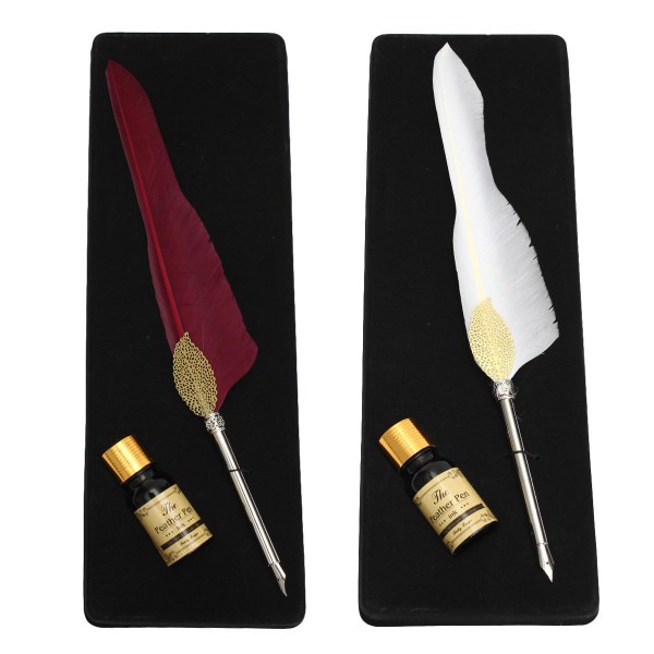 Pure goose quill pen gift box