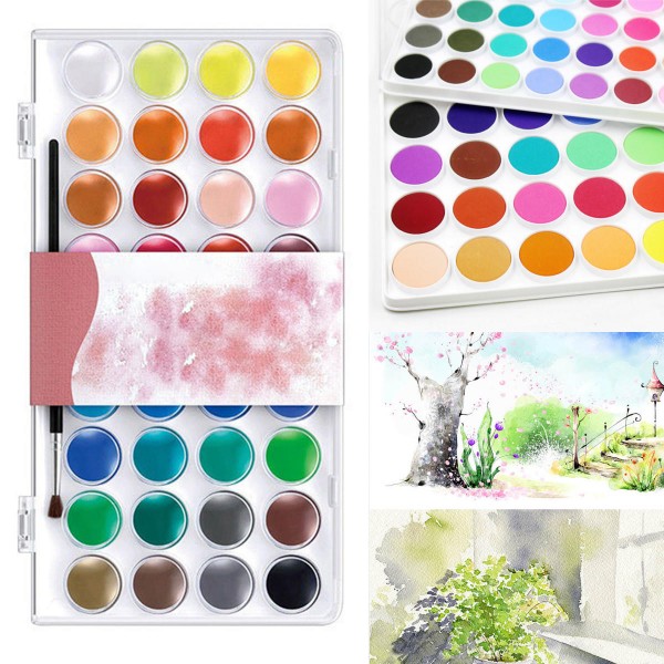 36 colors acrylic paint set