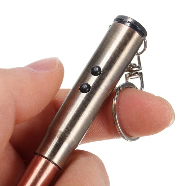 Bullet shaped LED outdoor key chain