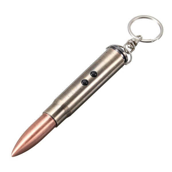 Bullet shaped LED outdoor key chain