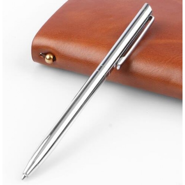 Stainless steel ballpoint pen