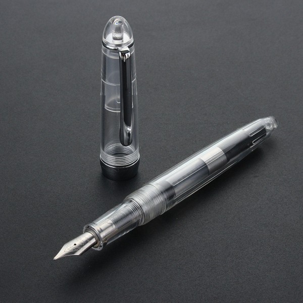 Transparent fountain pen pen nib