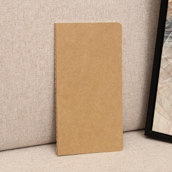 Brown paper blank notepad