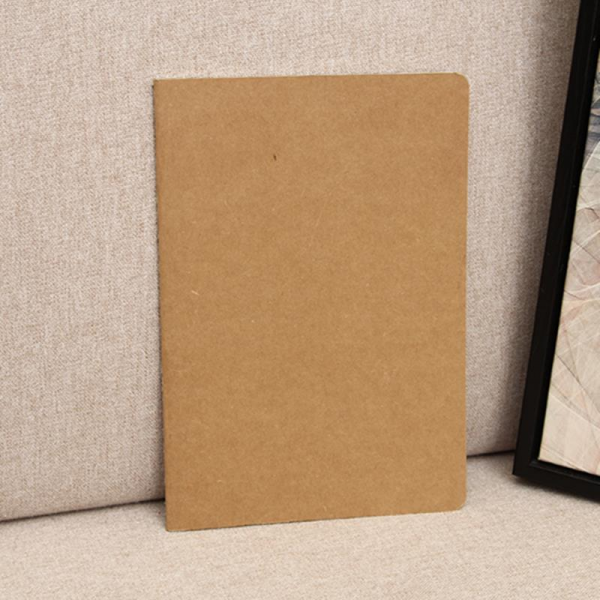 Brown paper blank notepad