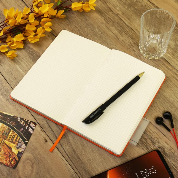 Hardcover medium dot grid notebook