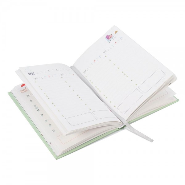 Contracted wind diary notepad