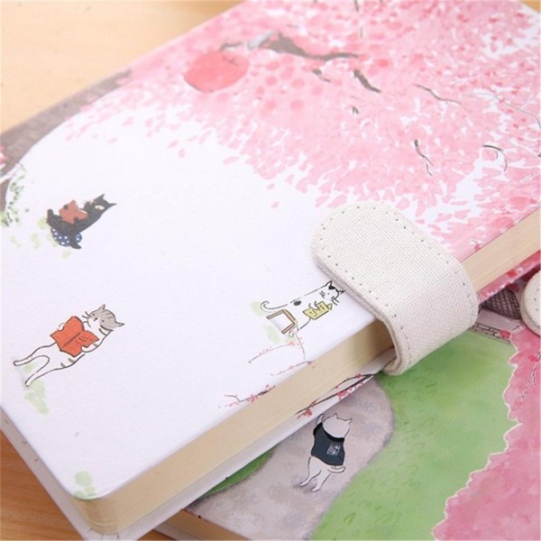 Cherry tree cover notepad