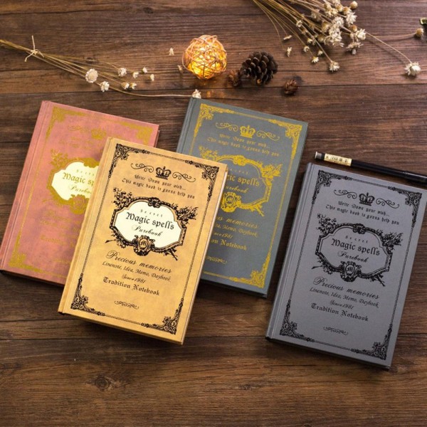 Gothic vintage hardcover notebook