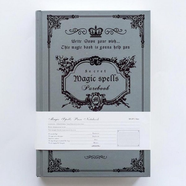 Gothic vintage hardcover notebook